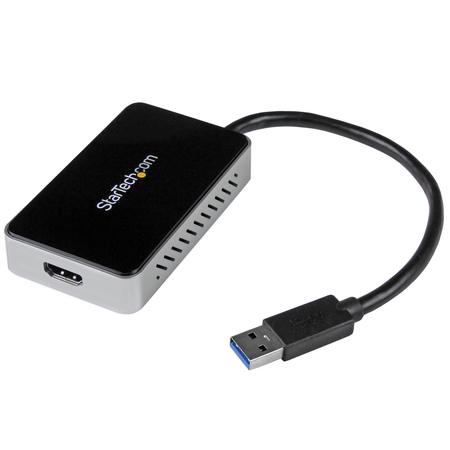 STARTECH.COM USB 3 to HDMI External Graphics Adapter with 1-Port USB Hub USB32HDEH